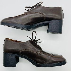 Sudini Made In Italy Move1 Calf Bootie Shoes Chocolate Brown Size 7-1/2